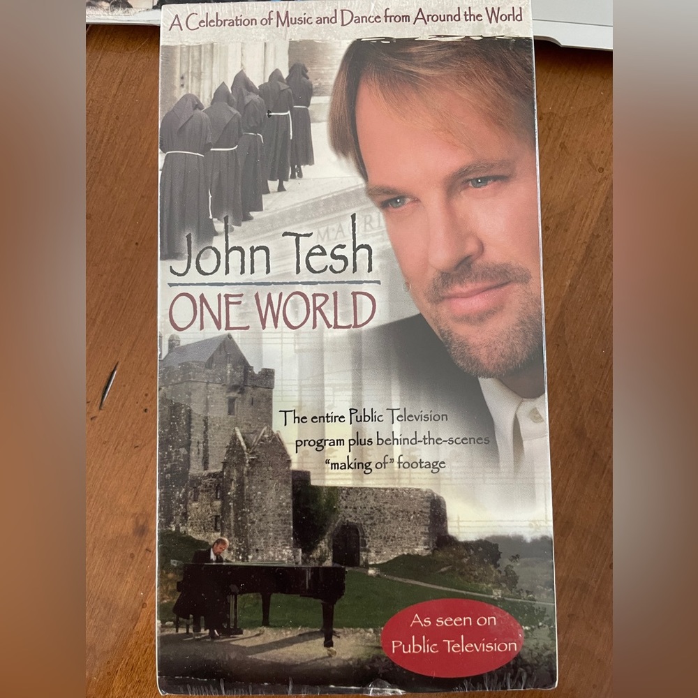 John Tesh One World VHS As Seen on Public Television NEW Sealed